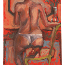 Nude No. 1 - Woman In Mirror - Original Painting