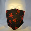 Adult Fabric Face Covering - Pirate Skull & Cross Bones