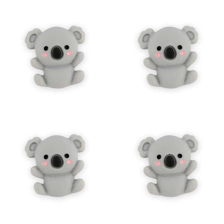 Koala bear novelty buttons 21mm