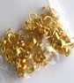 50 x Gold Plated Calottes - Image 1