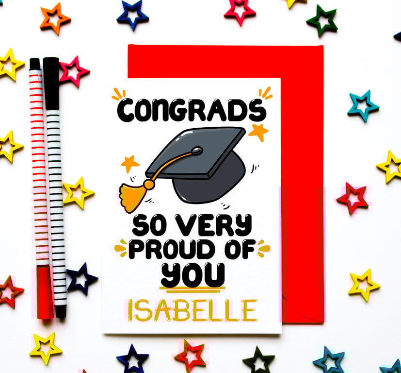 Graduation Card,  Graduation Card For Son, Daughter, Niece, Nephew, Him, Her