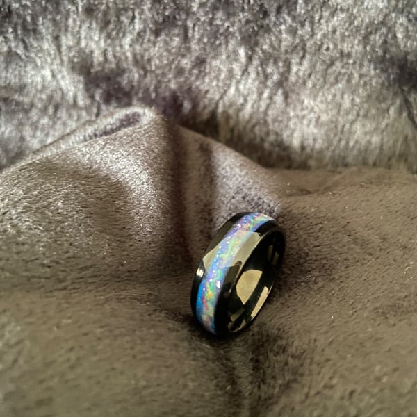 Resin ring galaxy handmade