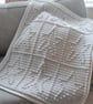 Star crochet blanket, Bed blanket, Large chunky Afghan, Sofa blanket, Grey blank - Image 2