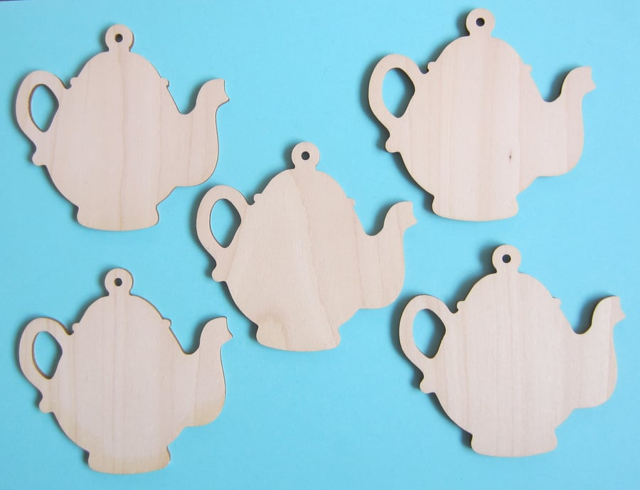 SALE 5 Wooden Teapots % to Ukraine