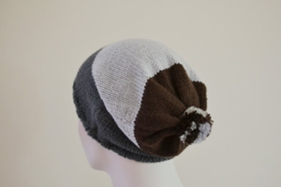 Hat  Teens  Knitted Slouchy Hat 