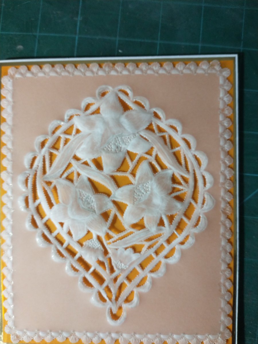 Special daffodil parchment birthday card 