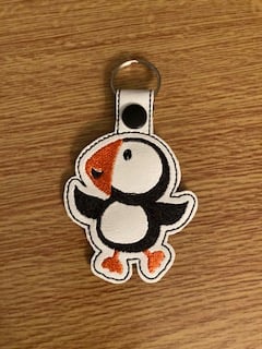 102.Puffin keyring