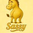 Winking Donkey Illustration – Fun Print for Home or Gifts