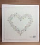 Golden Wedding Anniversary hand embroidered card - Image 4