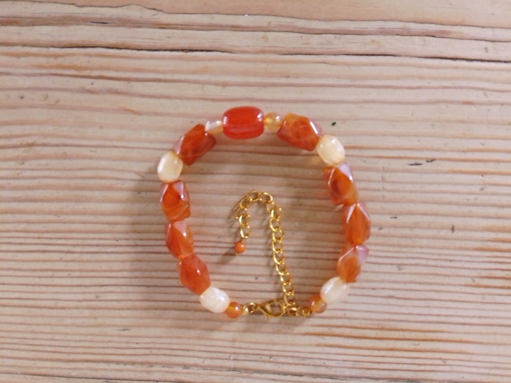 Handmade beaded bracelet.