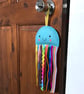 Jellyfish Wall Decoration in Pale Blue Wool Felt - Image 3