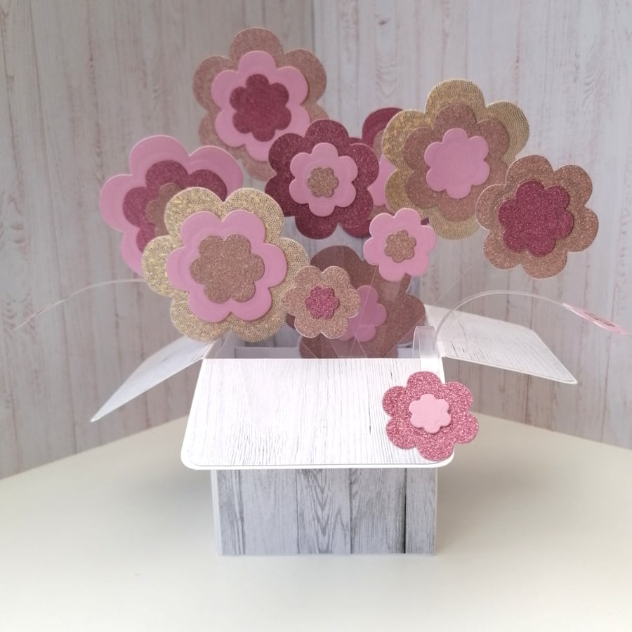 Pop Up Flowers Mother's Day or Birthday Card