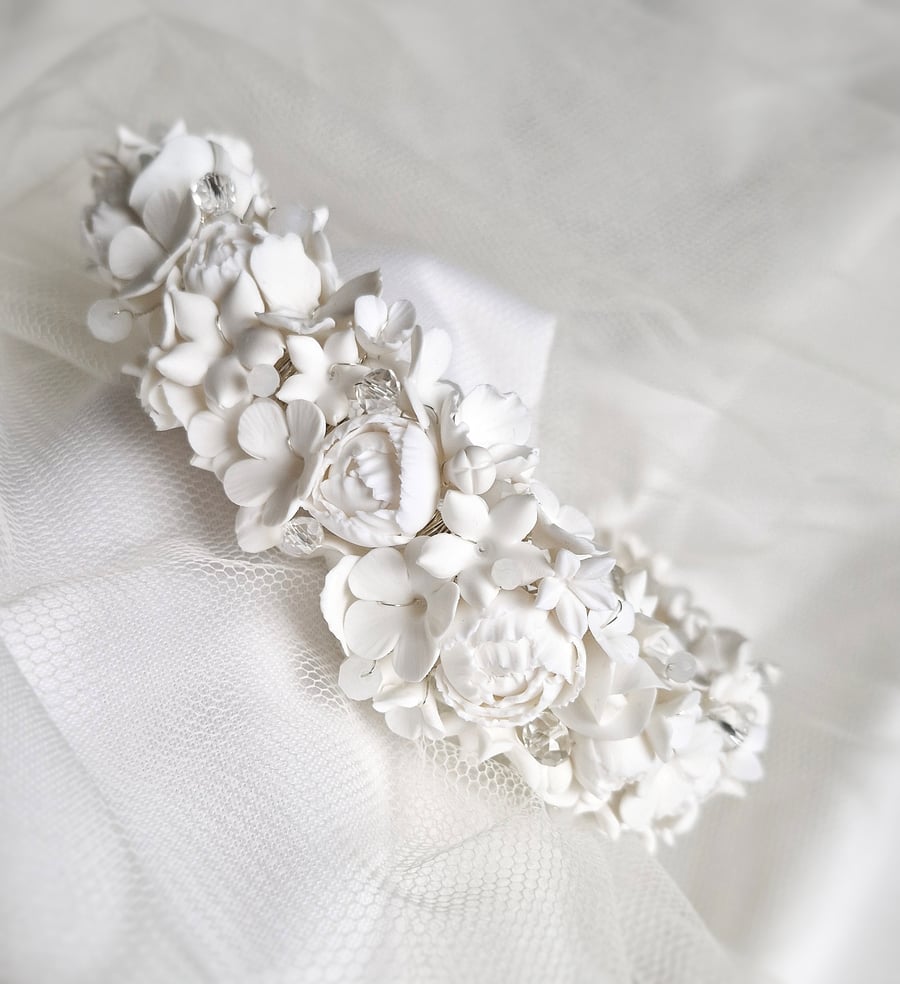 Floral Bridal Headband 
