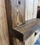 Handmade Rustic Wall Mounted Display Shelf  - Image 5