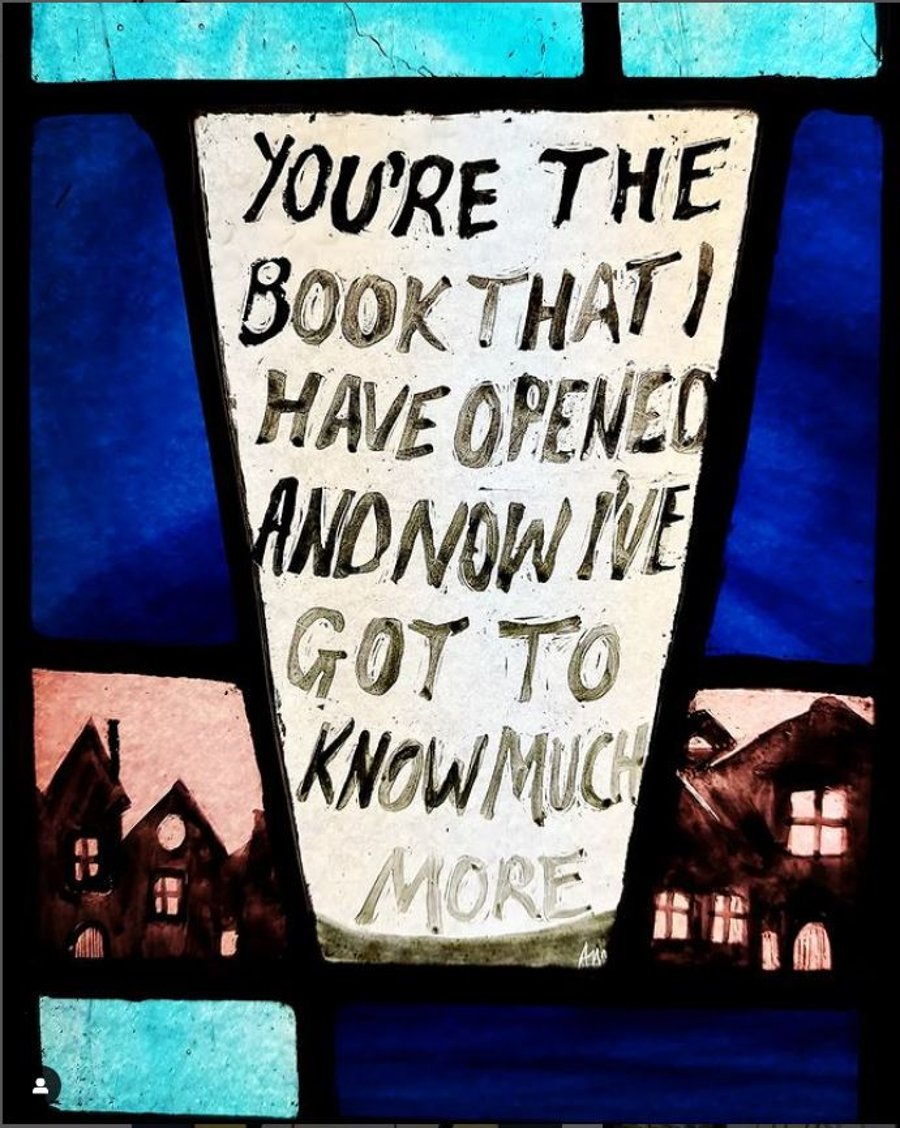 Contemporary Stained Glass - Unfinished Sympathy 