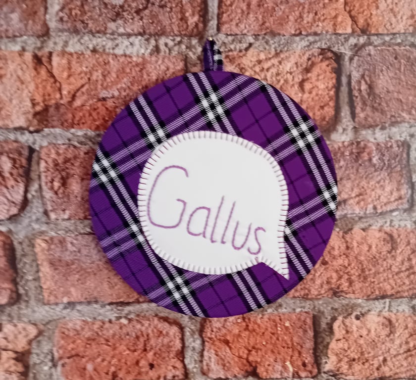Gallus Tartan Wall Hangings - The Perfect Pop of Colour!