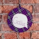 Gallus Tartan Wall Hangings - The Perfect Pop of Colour!