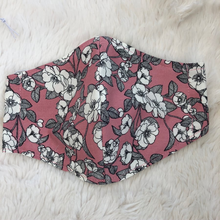 Handmade 100% Cotton Face Masks.Washable,Breathable and Reusable.Made in the U.K