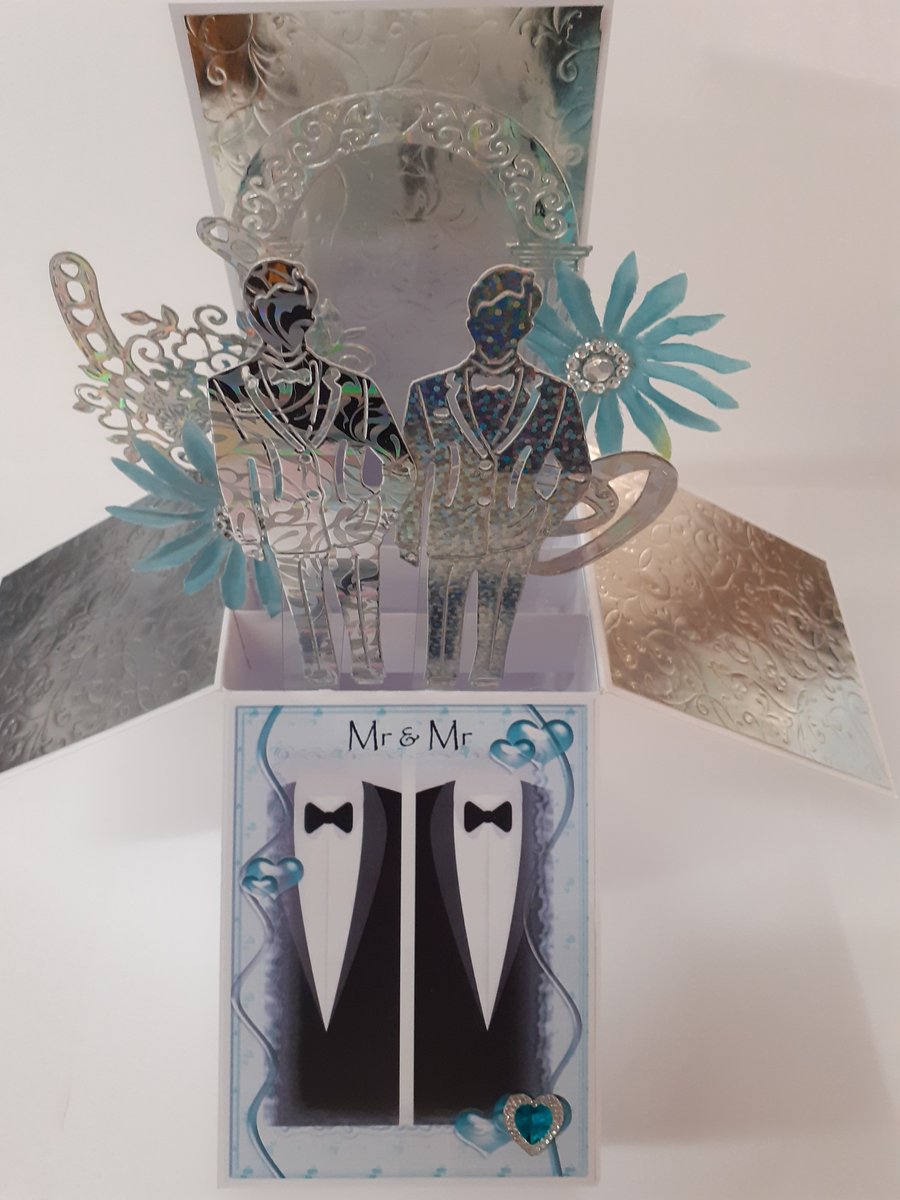 Mr and Mr Wedding Card
