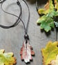 Oak Leaf Ceramic Pendant Necklace - Image 8