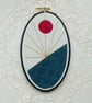 Summer By The Sea - Original Embroidered Art Piece - Image 1