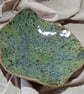 Handmade 26cm Stoneware Bowl Nature-Inspired, Turquoise & Earthy Glaze