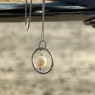 pearl and silver necklace