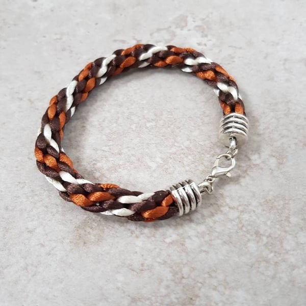 Brown Rope Bracelet, Jewelry for Men, gift for him, Fathers Day gift idea