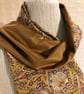 Liberty of London Print Long Scarf.Cotton Tana Lawn and Velvet  