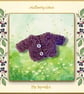 Little Nippers Purple Cardigan 