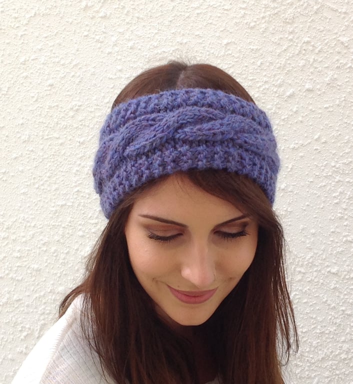Earwarmers, Headband . Alpaca, wool blend . Various colours. Super soft.