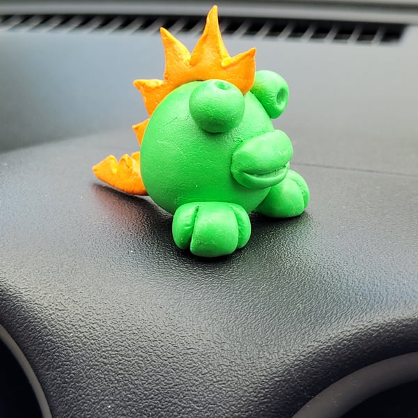 Spikey Dasheez, handmade ornament 