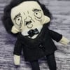 Miniature Edgar Allen Poe Doll