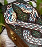 Twisted Dragons coffin shaped box. Pyrography with colour. - Image 5