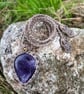 Lepidolite Macrame Pendant  - Image 1