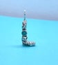 Beach theme letter L charm necklace  - Image 2
