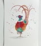 Pheasant original painting  - Image 3