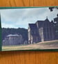 Handmade original photo card of Brinkburn House and Priory, Northumberland 