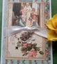 Pretty Wedding Card - Vintage-style wedding card 