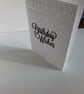 Birthday card. Handmade card, embossed card. . Ref 044.  - Image 4