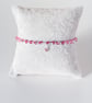 Bracelet in shimmering pink with Swarovski, Sterling Silver & Czech Glass beads - Image 7