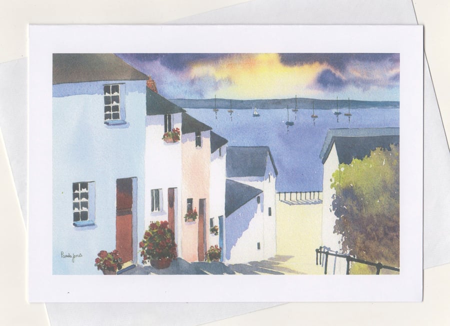 Artist Greeting Card, Dickslade, Mumbles, Wales - Blank inside, For any occasion