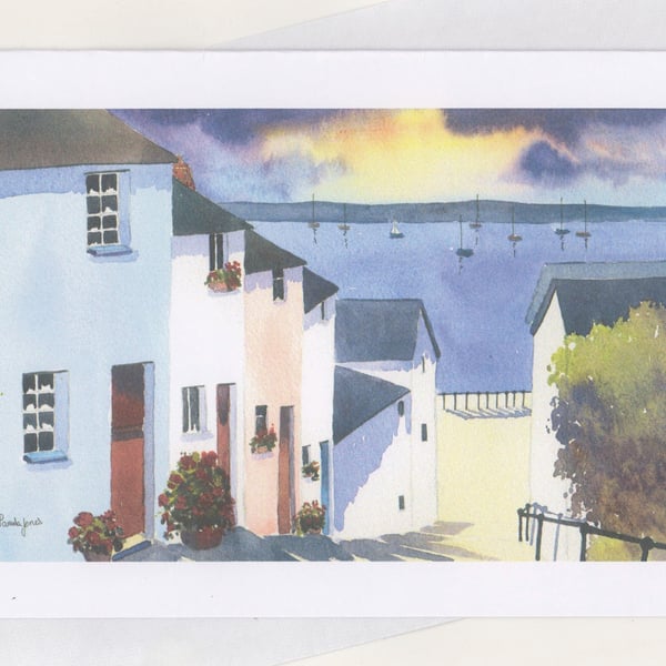 Artist Greeting Card, Dickslade, Mumbles, Wales - Blank inside, For any occasion
