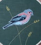 Chaffinch Embroidery Hoop Art - Image 2
