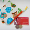 HALF PRICE SALE Little owls Credit CardCoin Purse