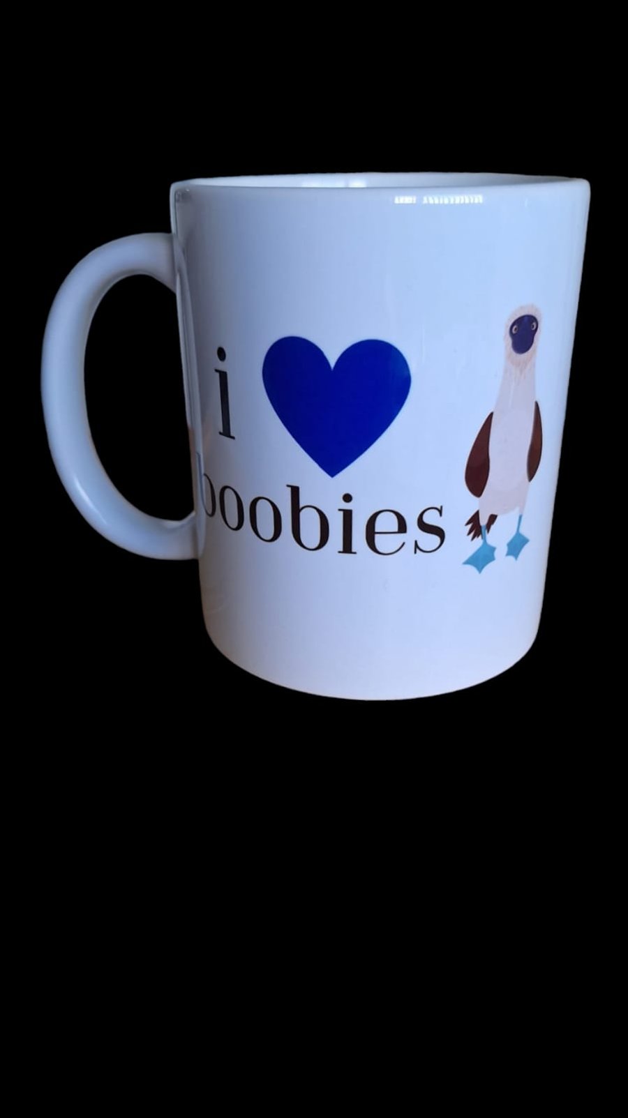 Funny Birders Mug "I love boobies" 11oz Mug Birds, Birding, Nature nerds 