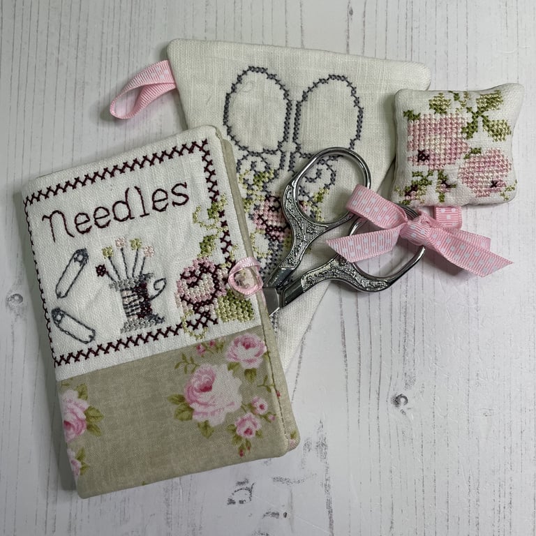 Sewing - Scissor Holder, Needlebook Chatelaine Set - by Carolee Crafts PB12-0001