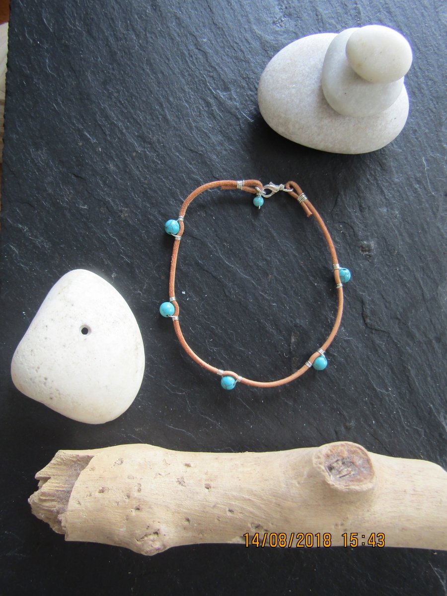 Turquoise Anklet