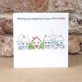 Happiness New Home Card - Personalised option available