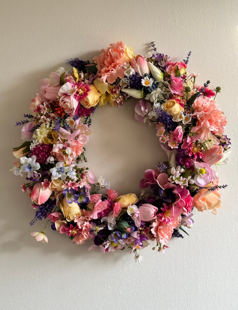 Spring Door Wreath